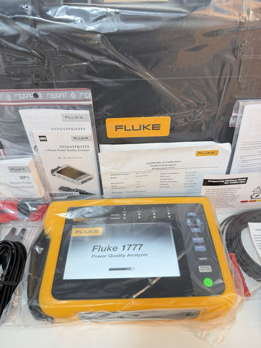FLUKE 1777 POWER QUALITY ANALYZER (NEW FACTORY SEALED)CALIBRATED 2027 SHIPS FAST
