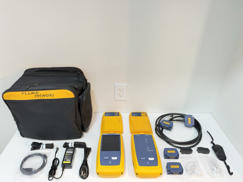 FLUKE NETWORKS DSX2-8000 VERSIV 2 CAT6A CAT8 LAN CABLE CERTIFIER TESTER DSX-8000