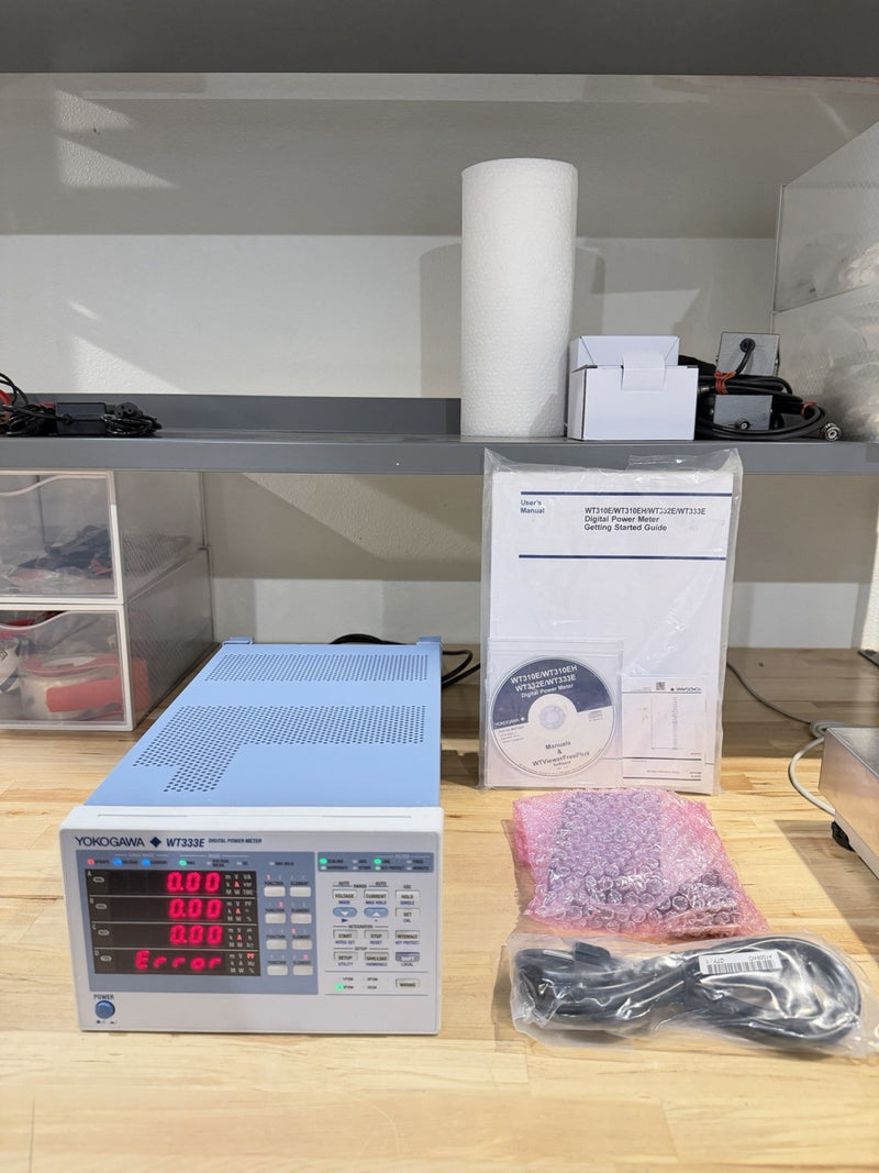 YOKOGAWA WT333E 3 CHANNEL DIGITAL POWER METER TESTED