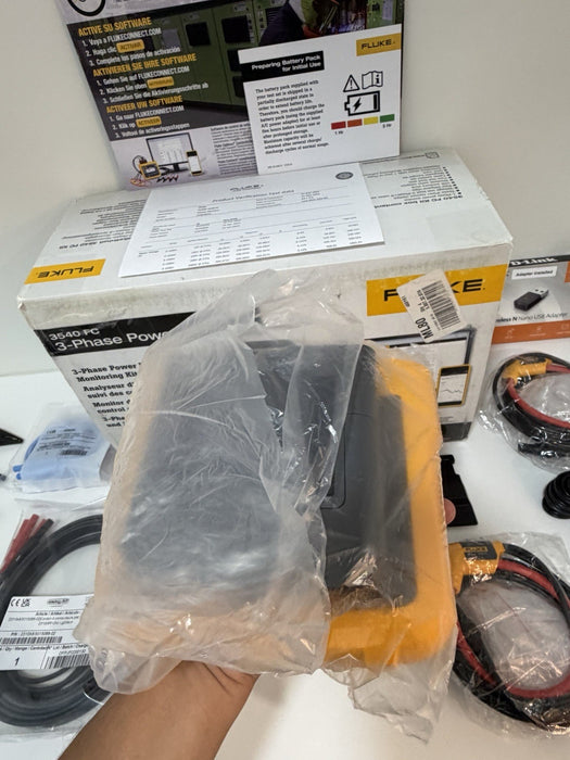 FLUKE 3540 FC 3-PHASE POWER MONITOR KIT (NEW FACTORY SEALED) FREE SHIPPING