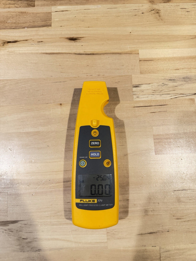 FLUKE 771 MILLIAMP PROCESS CLAMP METER (NO CLAMP)