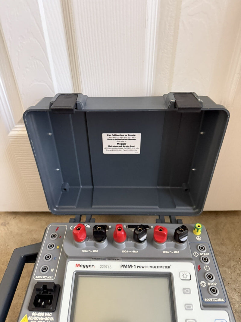 MEGGER AVO PMM-1 POWER MULTIMETER CALIBRATED 2025
