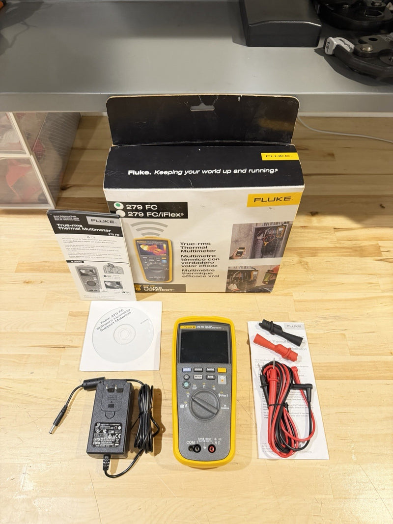 FLUKE 279 FC TRUE-RMS THERMAL MULTIMETER KIT (SHIPS FAST) FREE SHIPPING - NEW