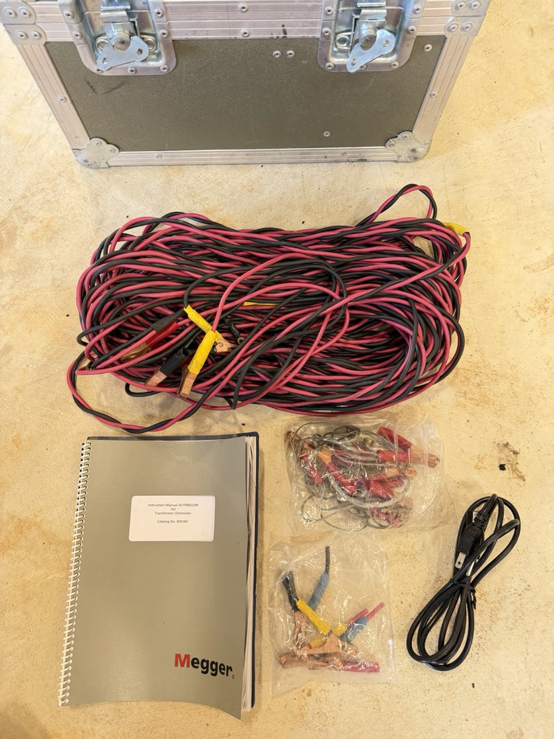 MULTI-AMP 830280 MEGGER TRANSFORMER OHMMETER 5A WINDING RESISTANCE TESTER