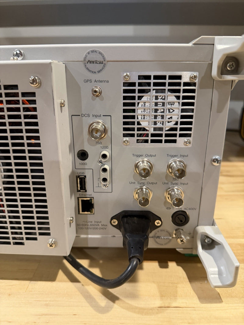 ANRITSU MD1230B DATA QUALITY ANALYZER WITH MU120118B & MU120122A MODULE