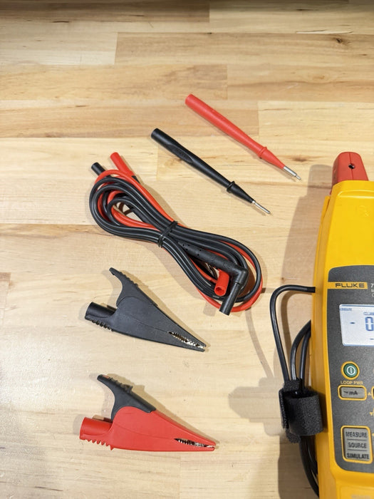 FLUKE 772 MILLIAMP PROCESS CLAMP W/ LEADS & CLIPS (TESTED) SHIPS FAST