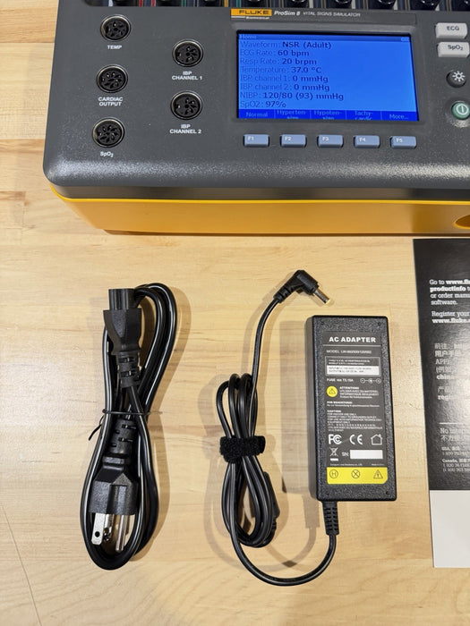 FLUKE BIOMEDICAL PROSIM 8 VITAL SIGNS SIMULATOR TESTED