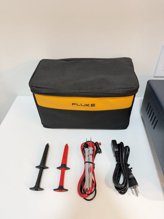 FLUKE NORMA 4000 POWER ANALYZER WITH LEADS & ACCESSORIES TESTED