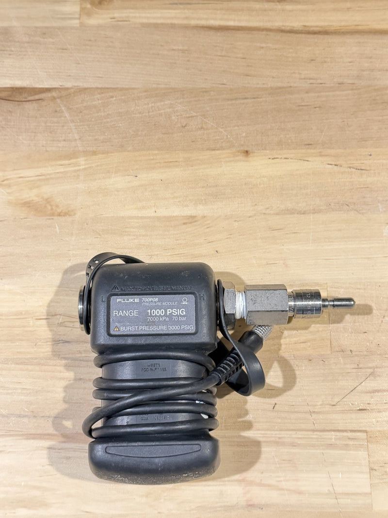 FLUKE 700P08 PRESSURE MODULE 1000PSIG 7000KPA 70 BAR TESTED