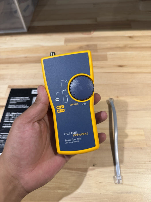 FLUKE INTELLITONE PRO 200 LAN TONER TESTED