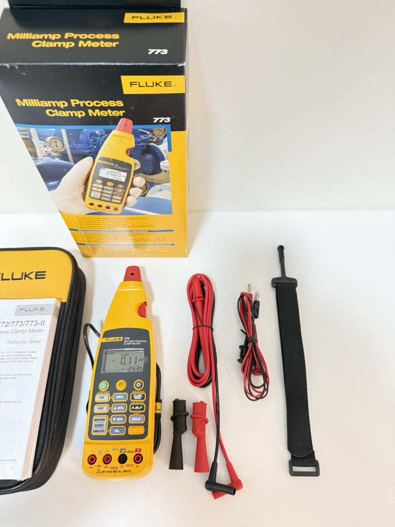 FLUKE 773 MILLIAMP PROCESS CLAMP MFD 2025