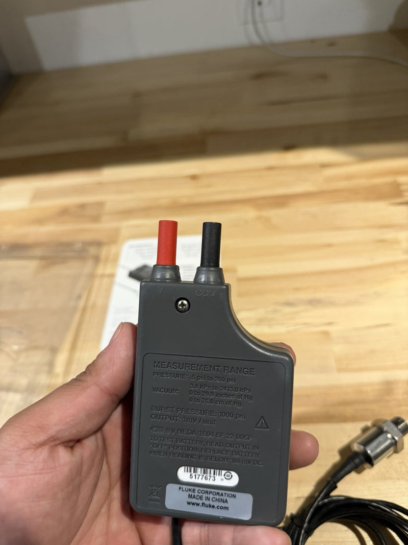 FLUKE PV350 PRESSURE VACUMM TRANSDUCER MODULE WITH BAG TESTED