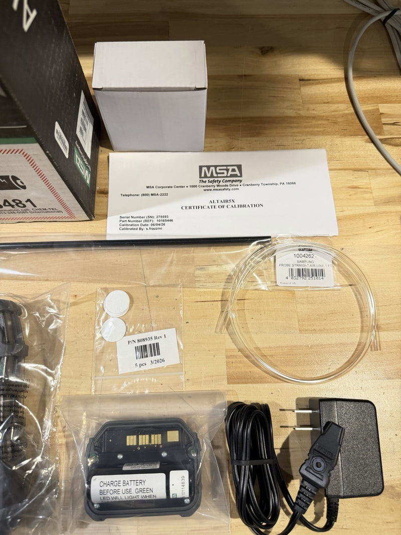 MSA ALTAIR 5X 10165446 MULTIGAS PID DELUXE DETECTOR KIT W/ PROBE KIT -NEW SEALED