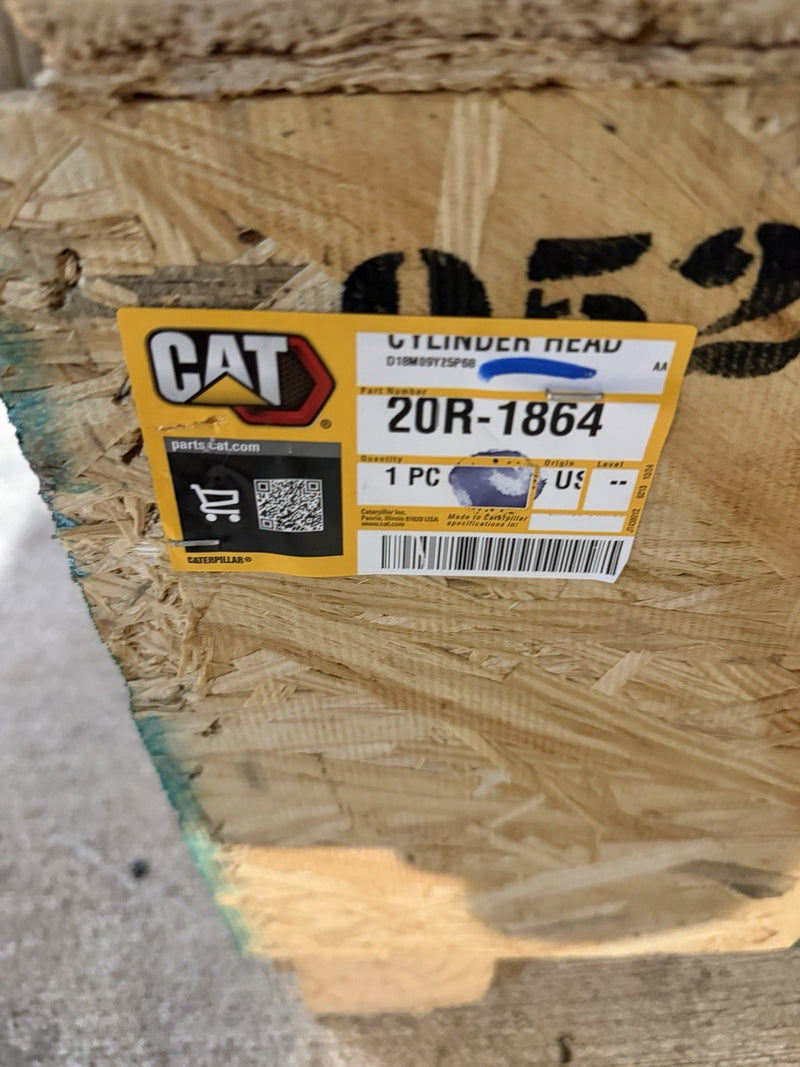 CAT 20R-1864 C27 ENGINE CYLINDER HEAD (NEW SEALED) - GENUINE OEM / SHIPS FREE