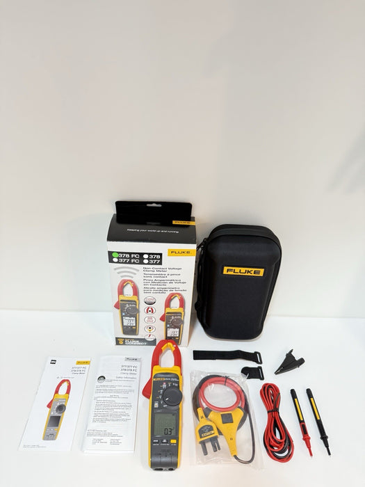 FLUKE 378 FC NON-CONTACR VOLTAGE CLAMP METER CALIBRATED 2025 NEW SEALED