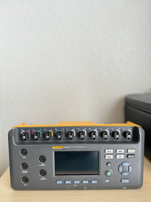 FLUKE BIOMEDICAL PROSIM 8 VITAL SIGNS SIMULATOR CALIBRATED 2020