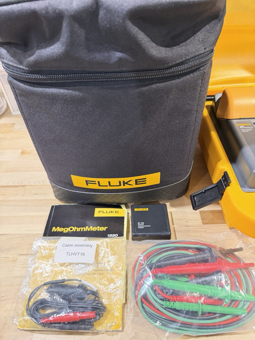 FLUKE 1550 MEGOHMMETER HIGH VOLTAGE INSULATION TESTER (NEW) SHIPS FAST