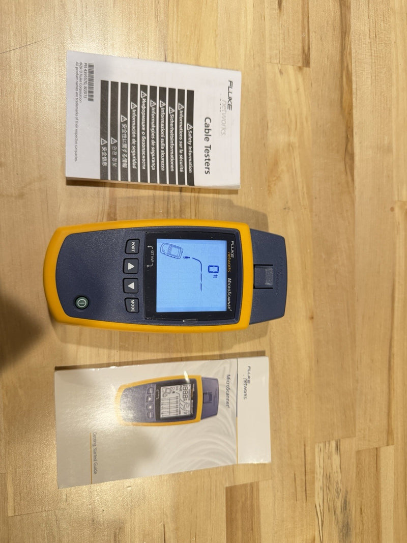 FLUKE NETWORKS MS2-100 MICROSCANNER 2 CABLE VERIFIER