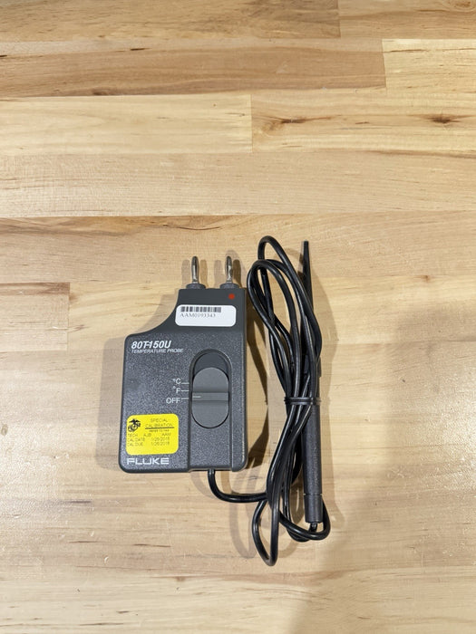 FLUKE 80T-150UA TEMPERATURE PROBE TESTED
