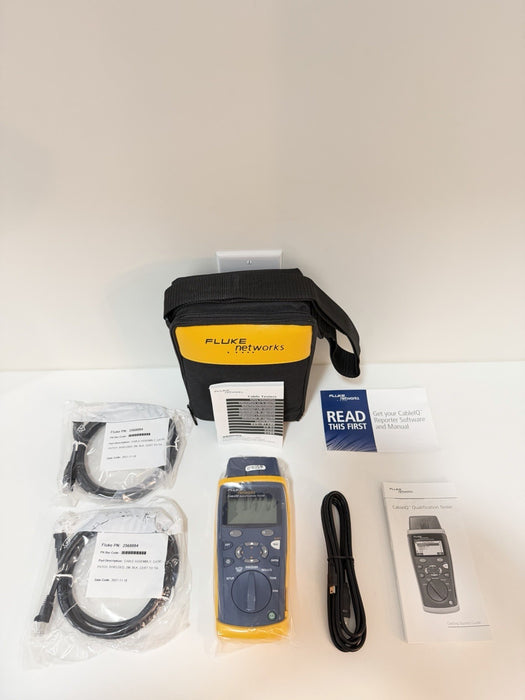 FLUKE NETWORKS CABLE IQ QUALIFICATION TESTER CIQ-100 /NEW SEALED - FREE SHIPPING