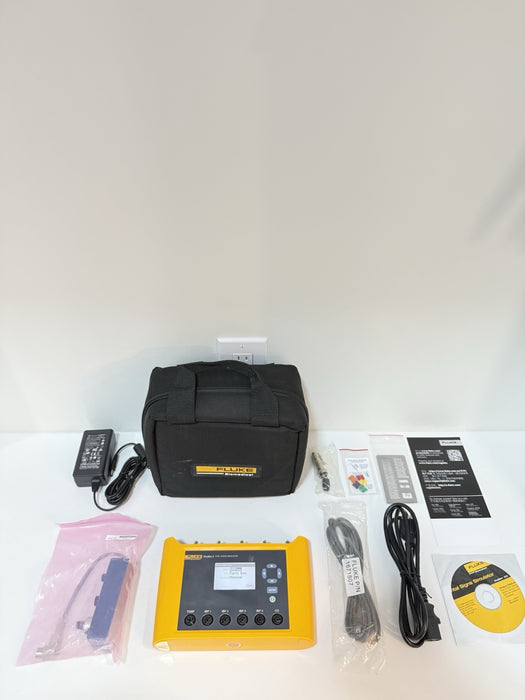 FLUKE PROSIM 3 VITAL SIGNS SIMULATOR WITH BAG & ACCESSORIES NEWTESTED