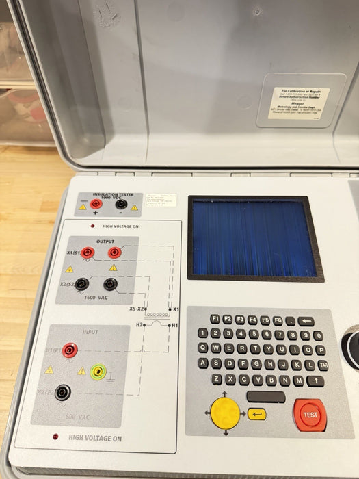 MEGGER MCT1600 CURRENT TRANSFORMER TEST SET FOR PARTS