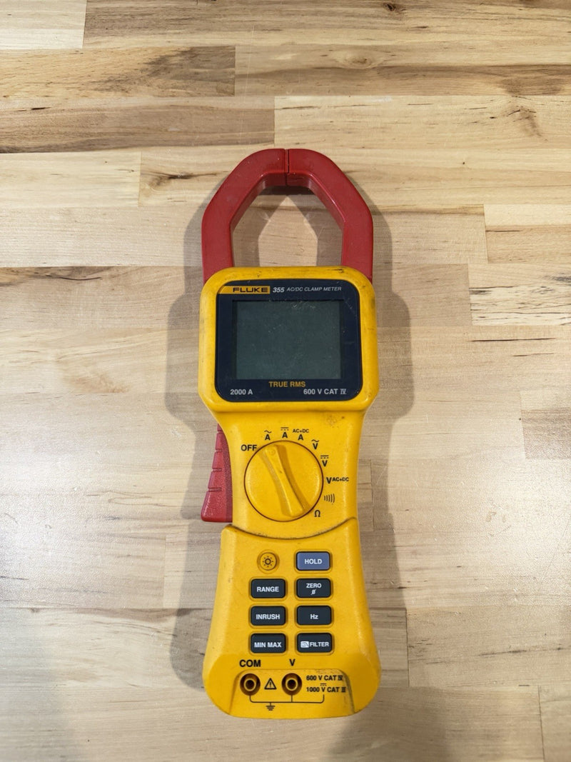 FLUKE 355 TRUE RMS 2000 CLAMP METER FOR PARTS