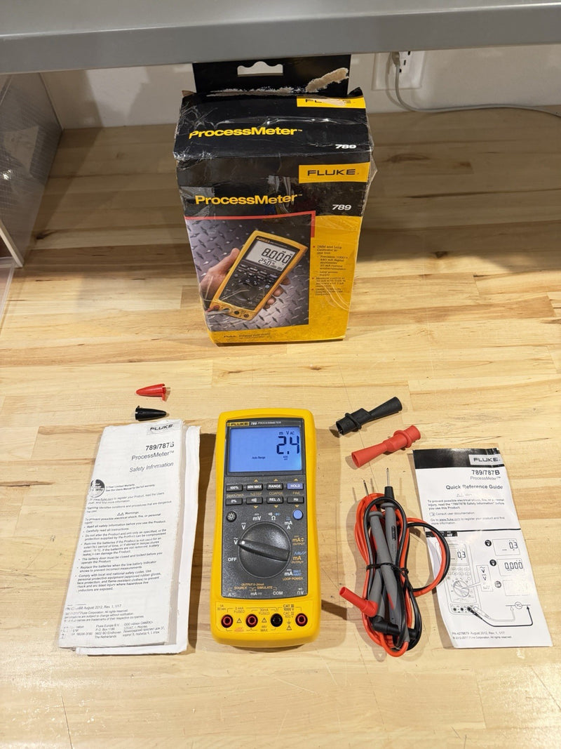 FLUKE 789 PROCESSMETER MFD-2026 CALIBRATED 2026 /SHIPS FAST NEW