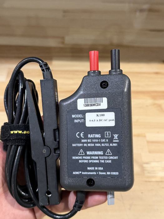 AEMC MODEL K100 DC/AC MICROPROBE TESTED