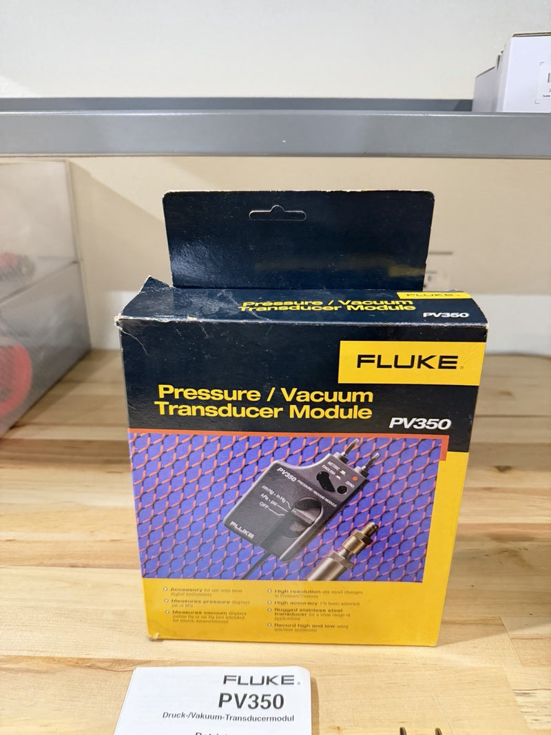 FLUKE PV350 PRESSURE VACUMM TRANSDUCER MODULE TESTED