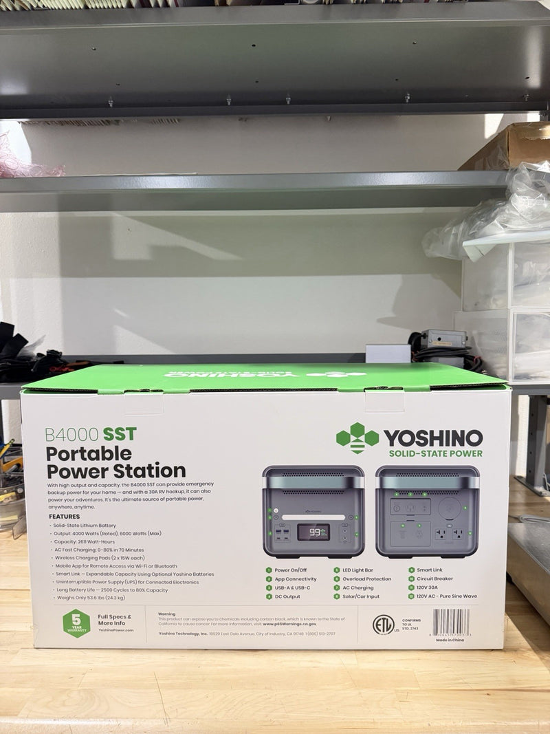 YOSHINO B4000 SST PORTABLE POWER STATION