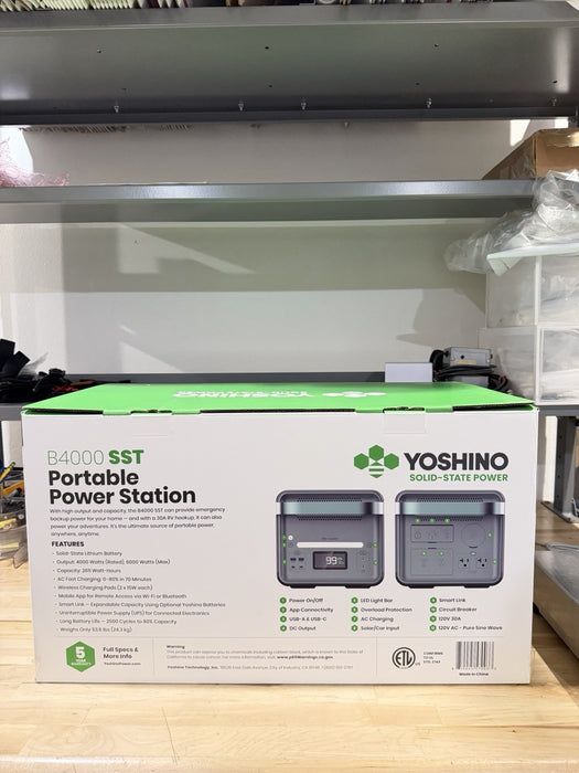 YOSHINO B4000 SST PORTABLE POWER STATION