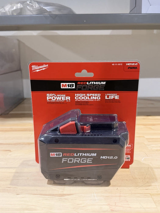 MILWAUKEE 48-11-1813 M18 18V HD12.0 REDLITHIUM FORGE BATTERY /NEW FACTORY SEALED