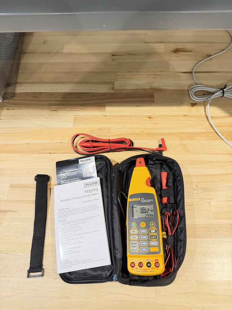 FLUKE 773 MILLIAMP PROCESS CLAMP TESTED