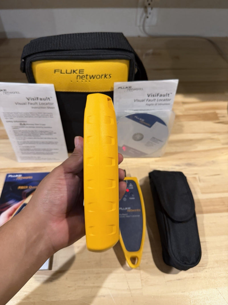FLUKE NETWORKS FIBER QUICKMAP & VISUAL FAULT LOCATOR (TESTED) SHIPS FAST