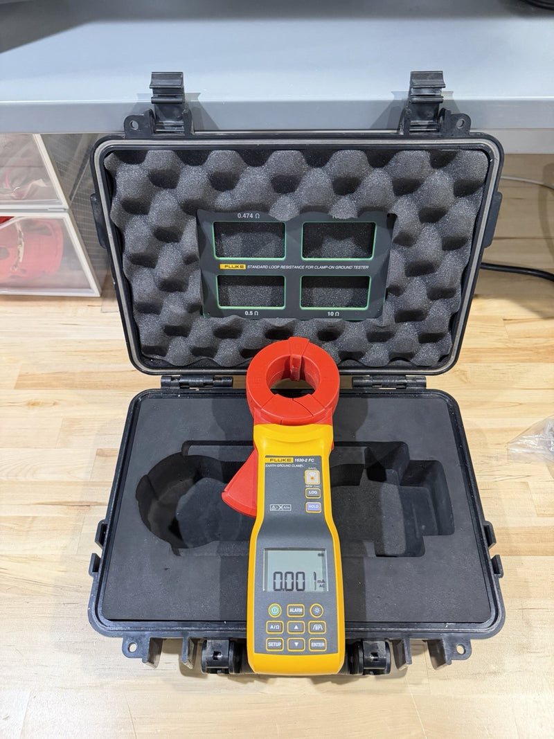FLUKE 1630-2 FC EARTH GROUND CLAMP METER TESTED
