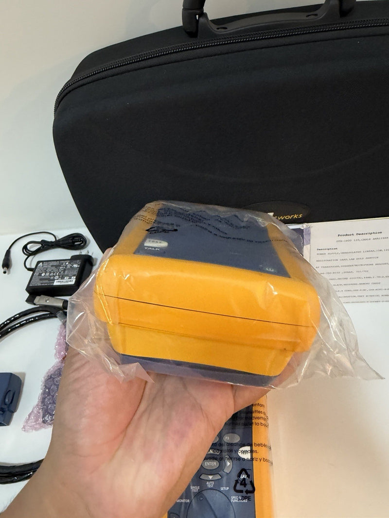 FLUKE NETWORKS DTX-1800 CABLE ANALYZER KIT RARE