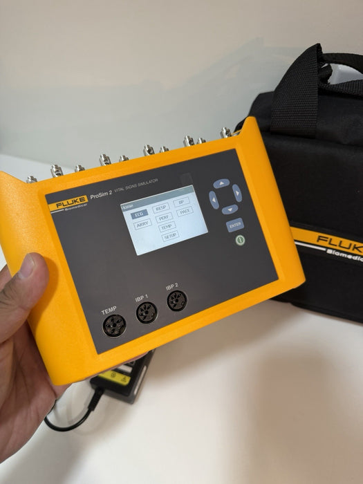 FLUKE BIOMEDICAL PROSIM 2 VITAL SIGNS SIMULATOR W/ CHARGEE (CALIBRATED 2026) NEW
