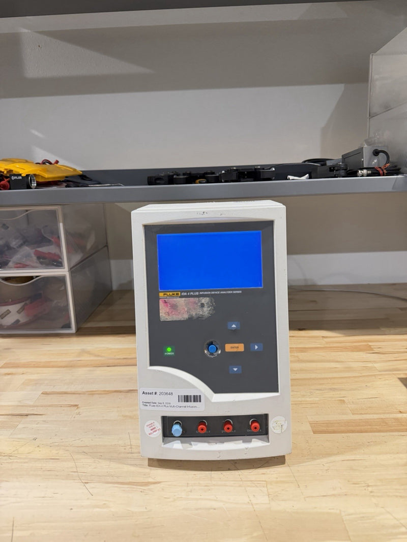 FLUKE BIOMEDICAL IDA 4 PLUS INFUSION DEVICE ANALYZER (PARTS ONLY) SHIPS FAST