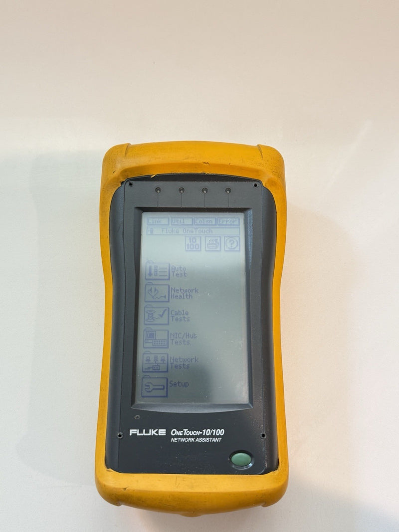 FLUKE ONETOUCH 10/100 NETWORK ASSISTANT TESTED