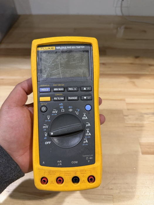 FLUKE 187 TRUE RMS MULTIMETER FOR PARTS