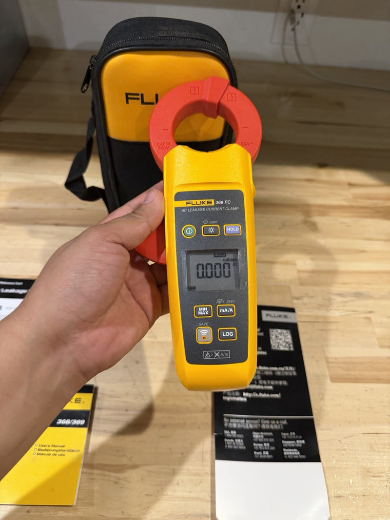 FLUKE 368 FC AC LEAKAGE CURRENT CLAMP FREE SHIPPING