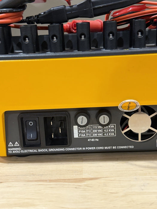 FLUKE ESA620 230V BIOMEDICAL ELECTRICAL SAFETY ANALYZER WITH LEADS & CHARGER