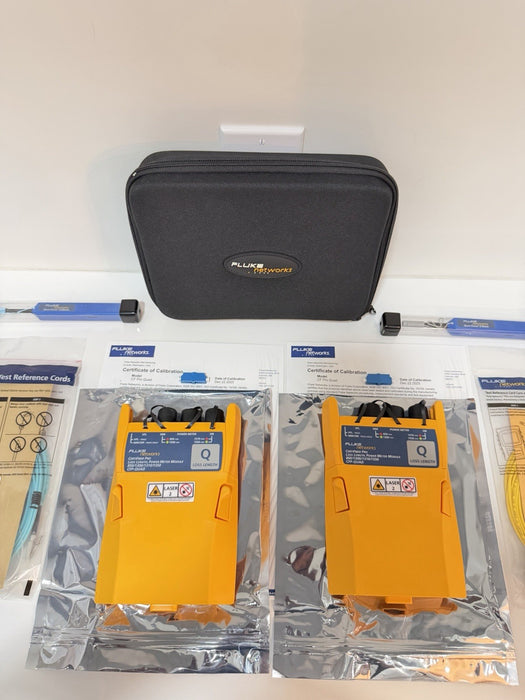 FLUKE NETWORKS CFP-QUAD CERTIFIBER PRO KIT (NEW FACTORY SEALED) CALIBRATED 2026