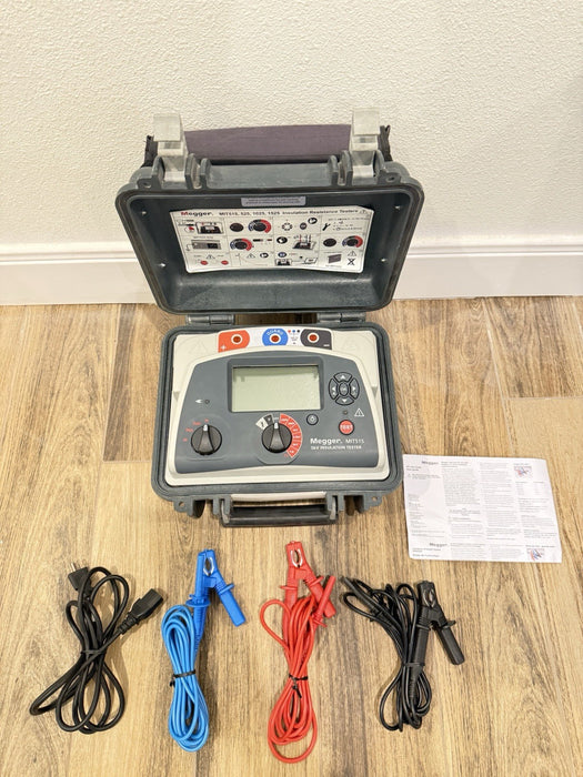 MEGGER MIT515 5KV INSULATION TESTER WITH LEADS TESTED