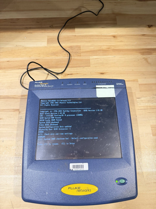 FLUKE NETWORKS OPTIVIEW SERIES III INTEGRATED NETWORKS ANALYZER