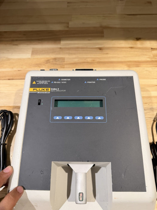 FLUKE BIOMEDICAL INDEX 2 SPO2 SIMULATOR & CHARGER - FREE SHIPPING