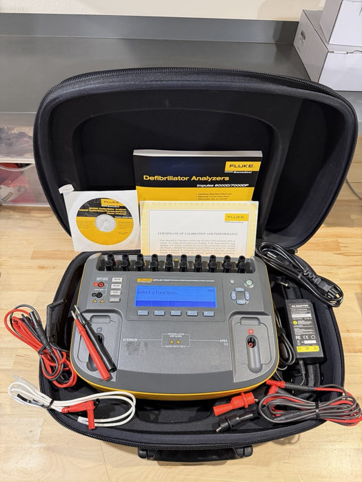 FLUKE IMPULSE 7000DP ANALYZER W/ LEADS & ACCESSORIES (FREE SHIPPING) TESTED