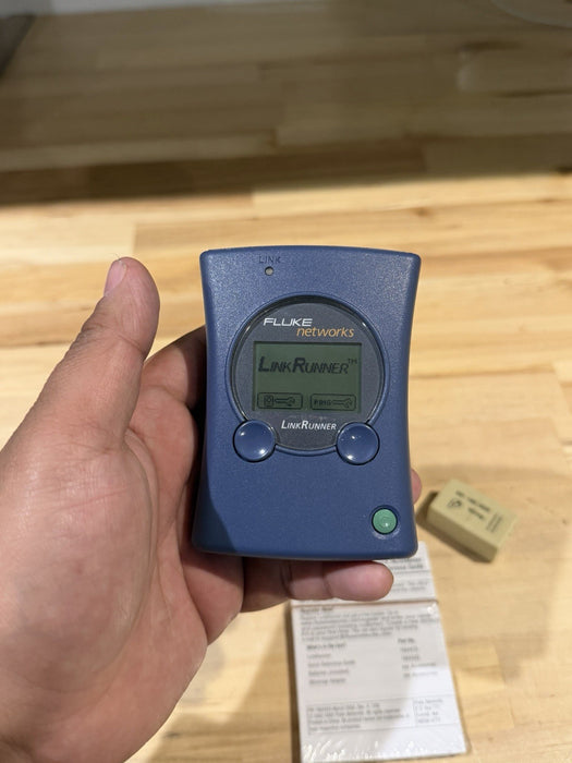 FLUKE NETWORKS LINKRUNNER WITH INTELLITONE 100 PROBE TESTED