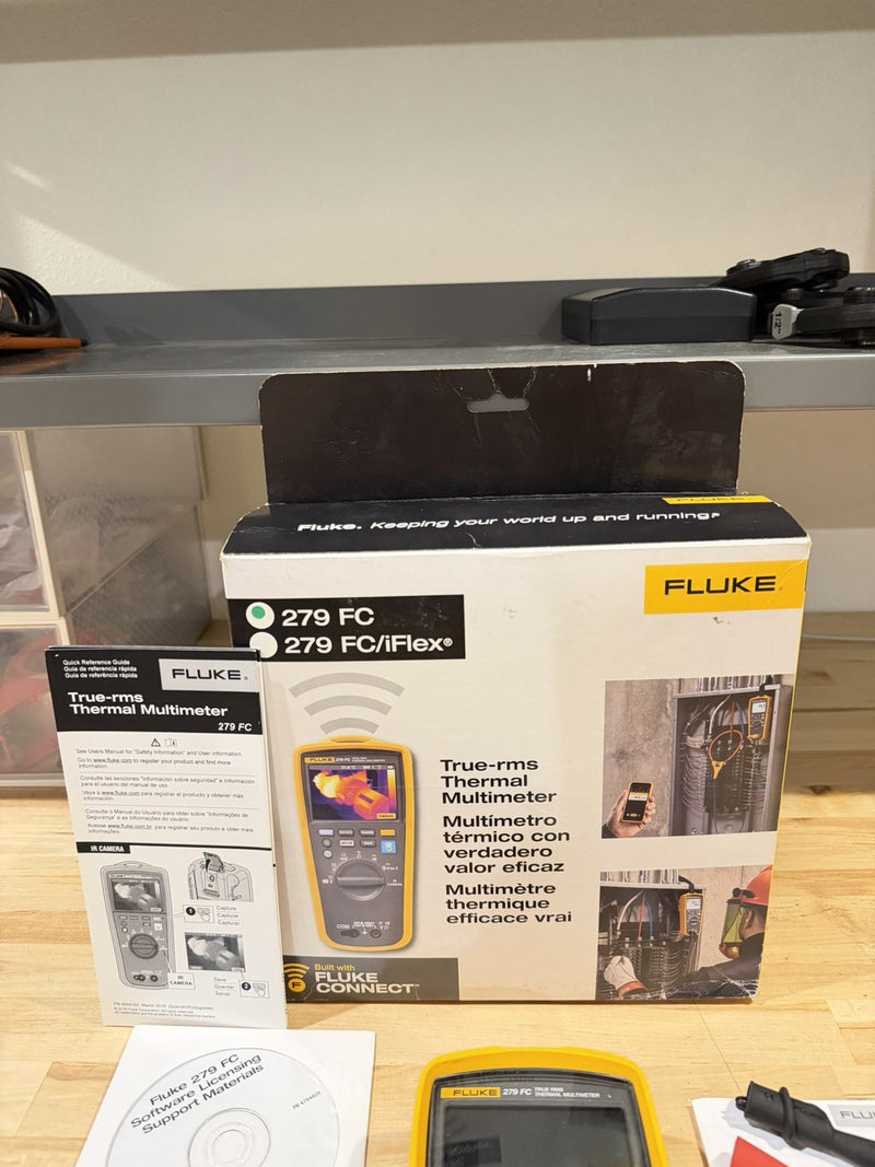 FLUKE 279 FC TRUE-RMS THERMAL MULTIMETER KIT (SHIPS FAST) FREE SHIPPING - NEW